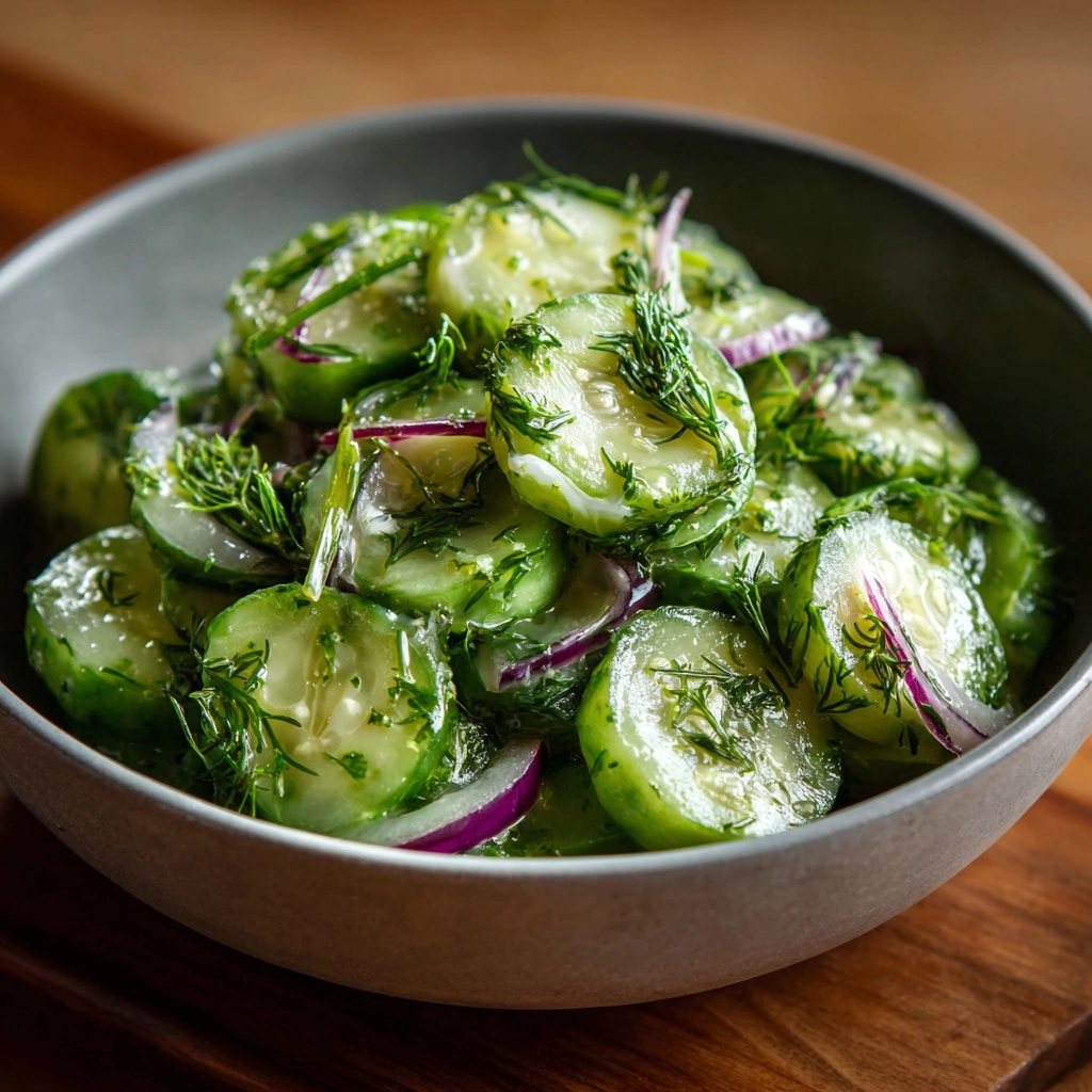 Cucumber Dill Salad Recipe