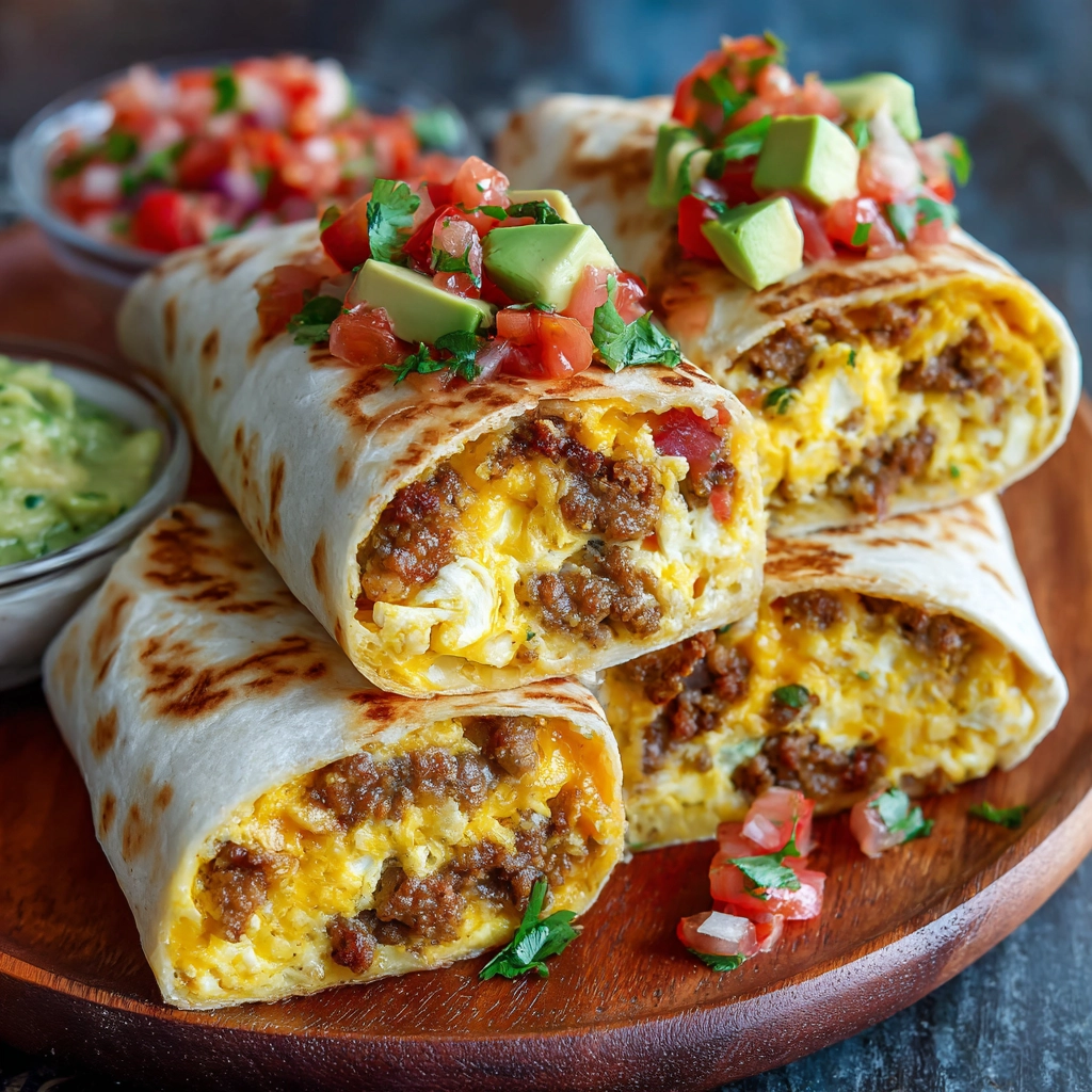 Freezer Breakfast Burritos
