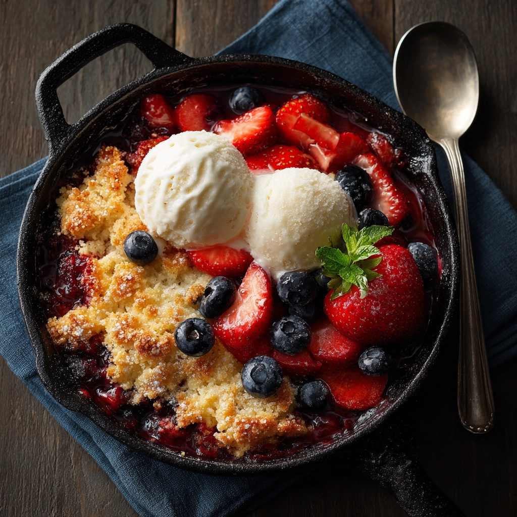 Fruit Cobbler Summer Recipe