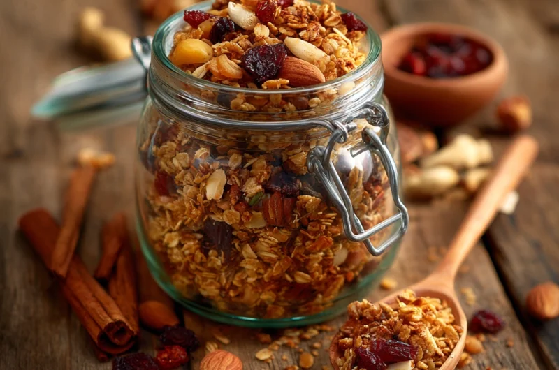 Homemade Granola Recipe – Crunchy, Healthy & Delicious