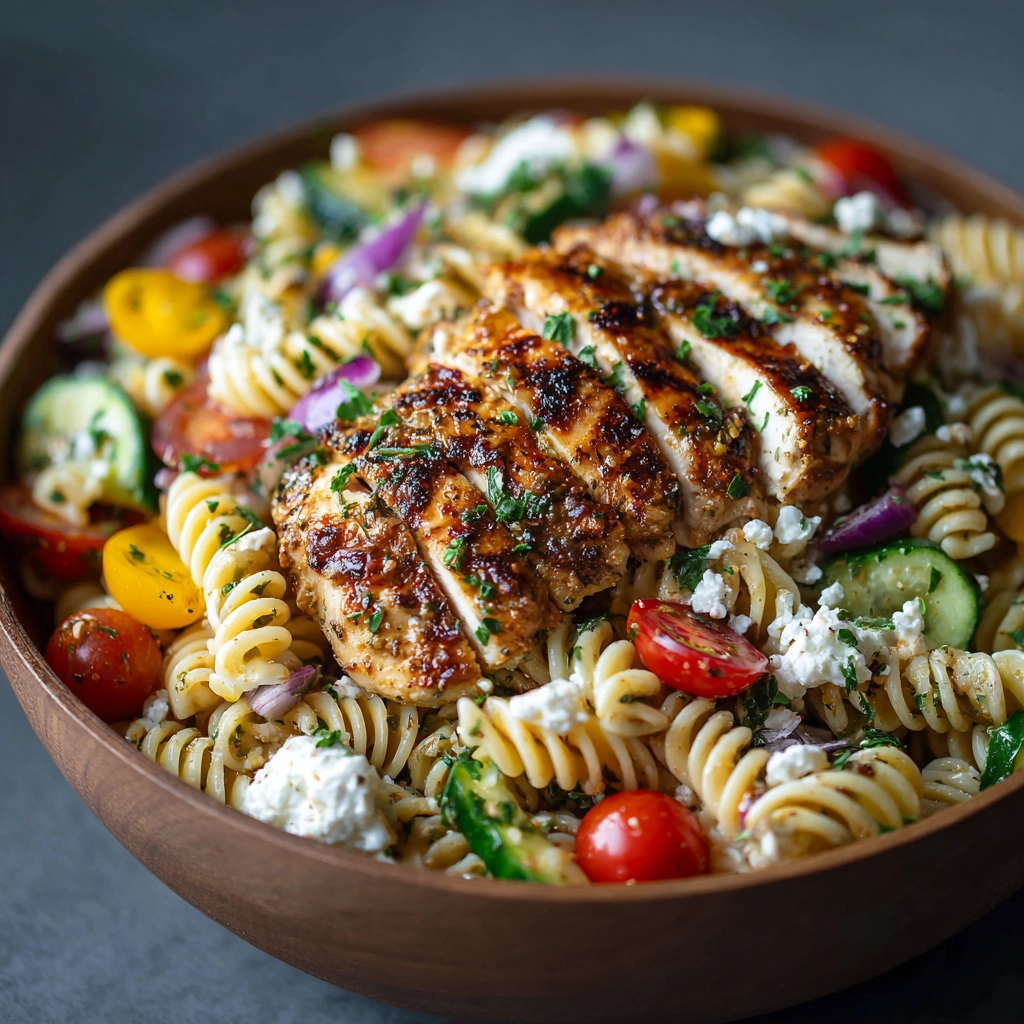 Healthy Chicken Pasta Salad Recipe