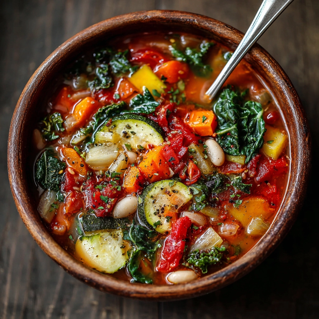 Healthy Tuscan Vegetable Soup Recipe