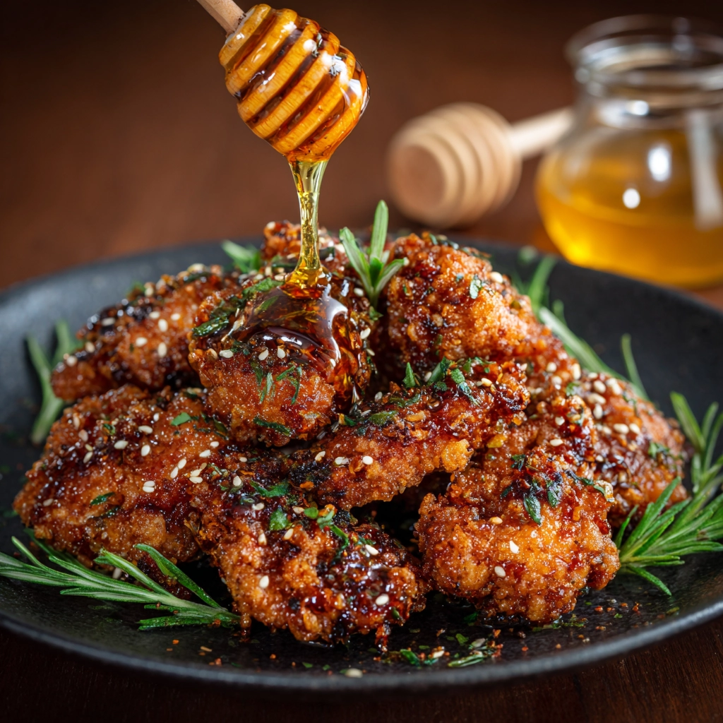 Honey Garlic Fried Chicken