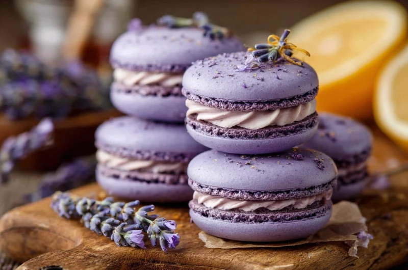 Lavender Macarons: Elegant, Floral, and Perfectly Delicate