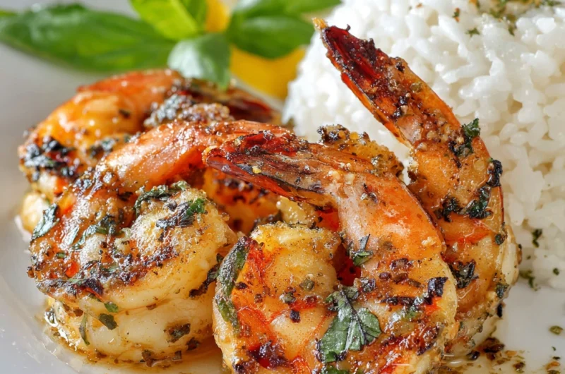 Lemon Basil Grilled Shrimp: Bright, Zesty, and Perfectly Charred