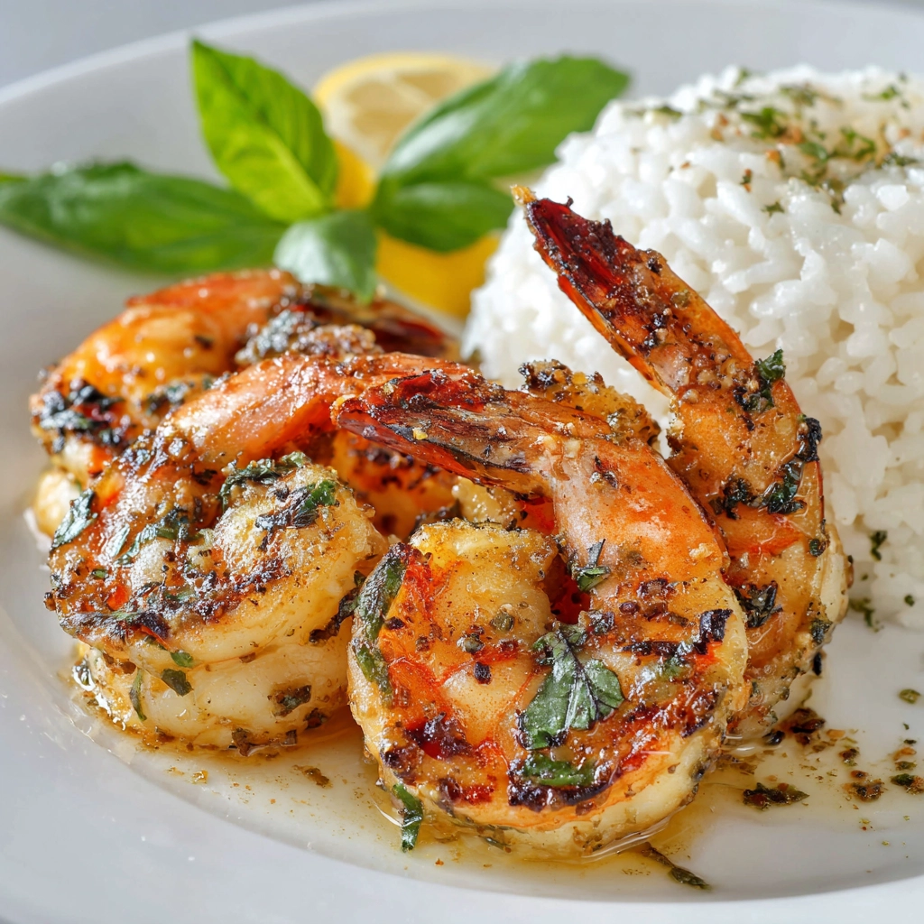Lemon Basil Grilled Shrimp Recipe