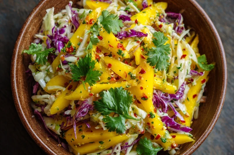 Mango Slaw – Refreshing, Tangy & Perfectly Crunchy