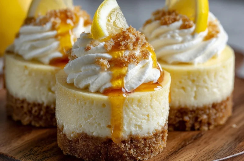 Mini Lemon Cheesecakes Recipe: Tangy, Creamy, and Irresistible