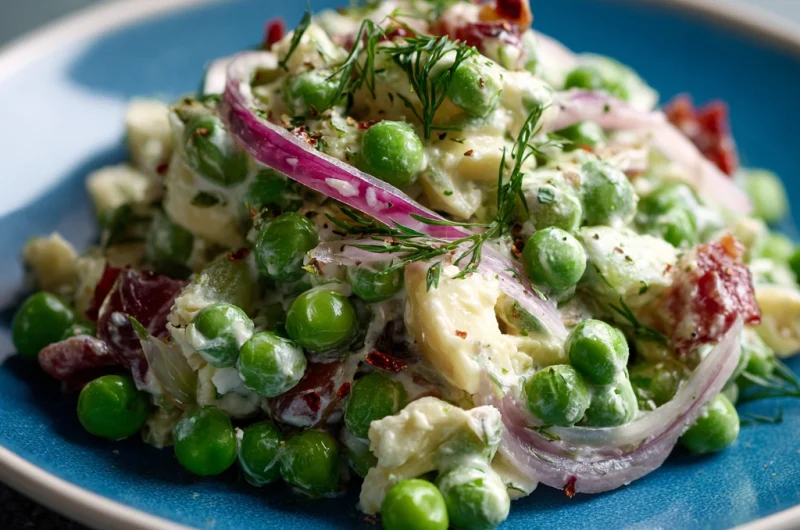 Fresh and Creamy Pea Salad: A Deliciously Easy Side Dish