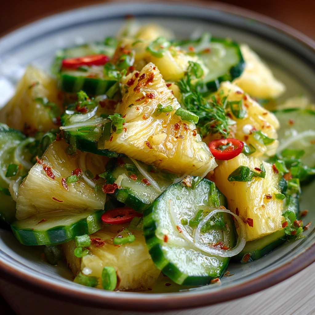 Pineapple Cucumber Salad Recipe