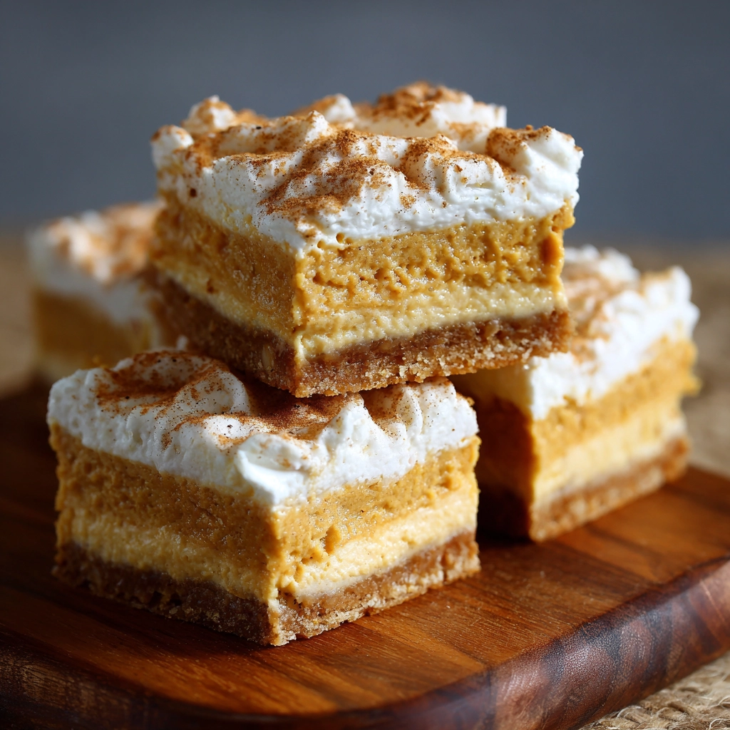 Pumpkin Cheesecake Bars Recipe