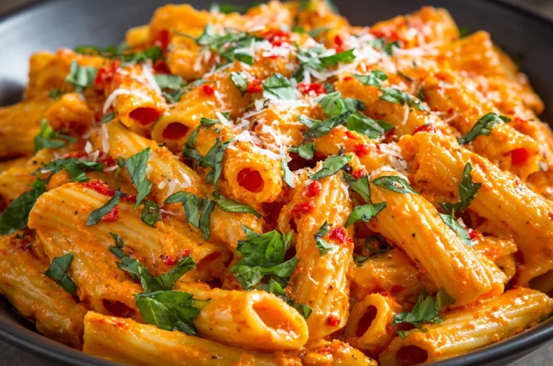 Roasted Red Pepper Pasta: A Flavorful and Vibrant Pasta Dish