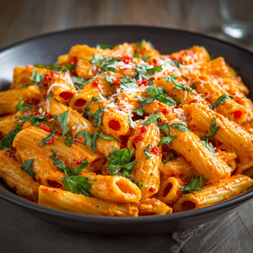 Roasted Red Pepper Pasta Recipe