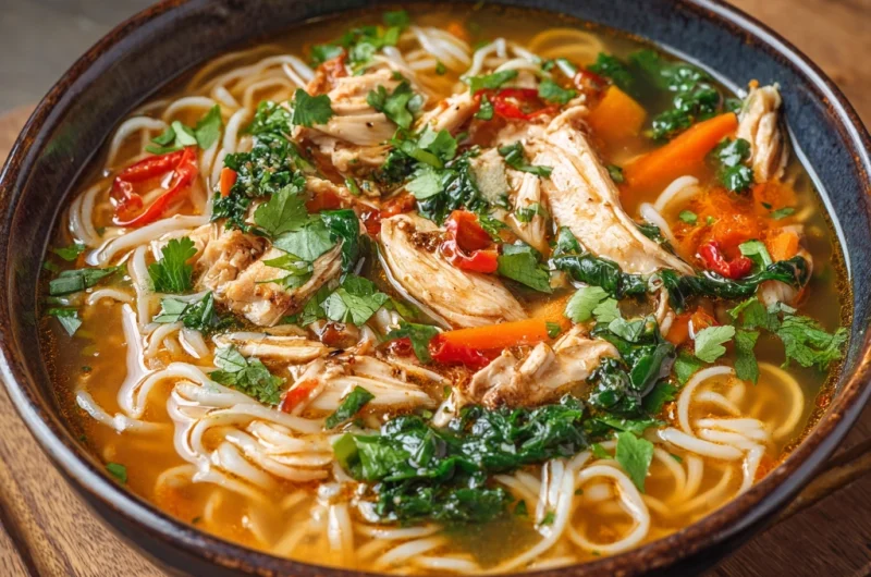 Spicy Chicken Noodle Soup Recipe: Warm, Flavorful & Comforting