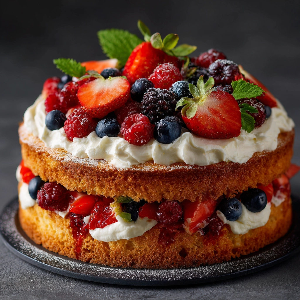 Summer Berry Cake