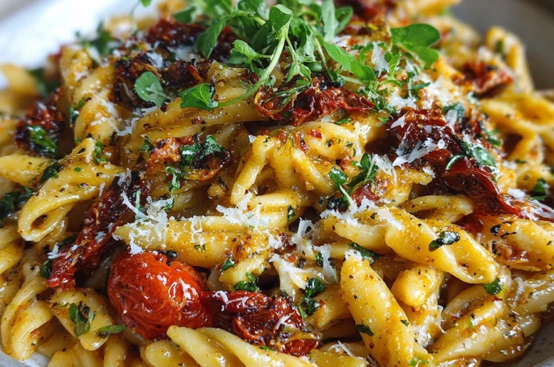 Sun-Dried Tomato Pasta: A Flavor-Packed Mediterranean Classic 🍝