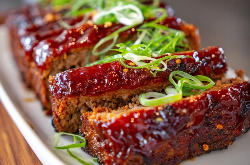 Sweet & Spicy Korean BBQ Meatloaf Recipe