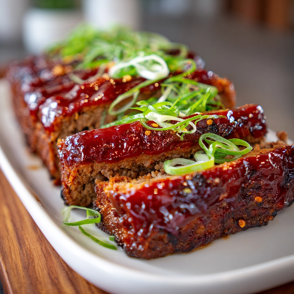 Sweet & Spicy Korean BBQ Meatloaf Recipe