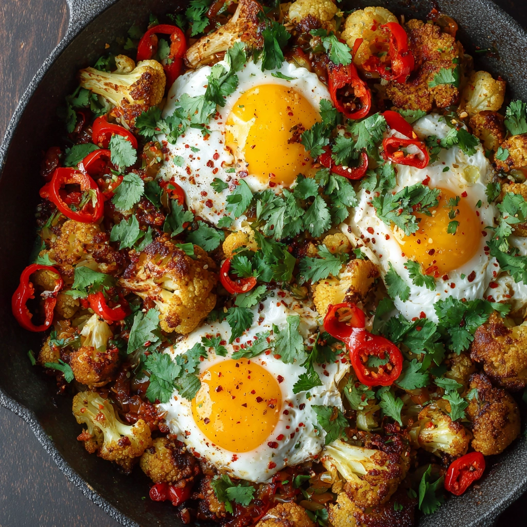 Turkish Cauliflower Breakfast Hash – Easy & Flavorful