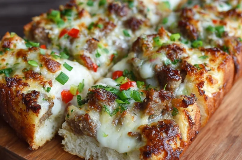 Ultimate Philly Cheesesteak Cheesy Bread Recipe: A Flavor-Packed Indulgence