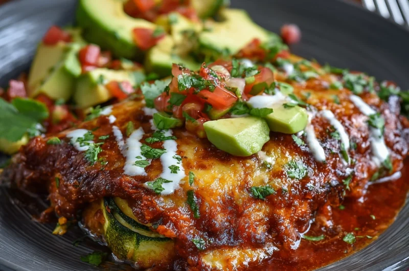 Zucchini Enchiladas: Healthy, Flavorful, and Delicious