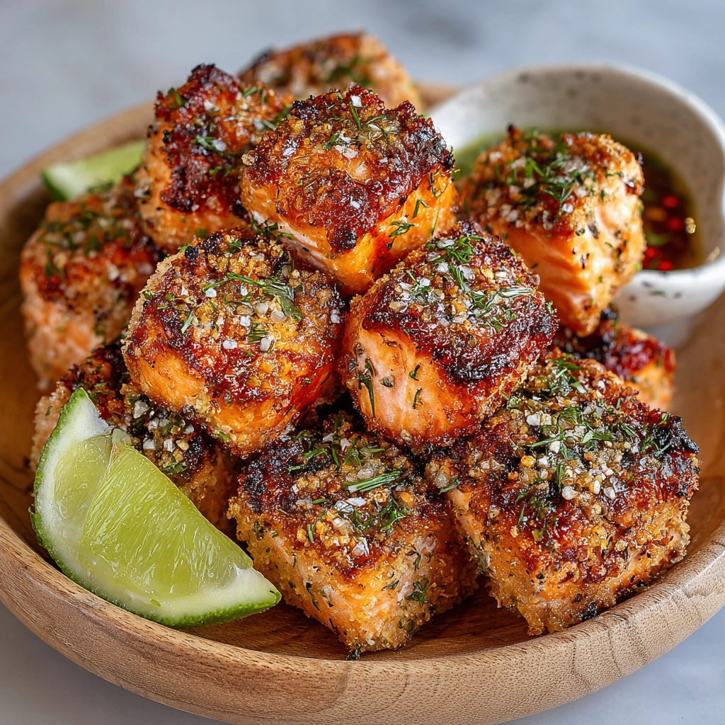 Air Fryer Salmon Bites