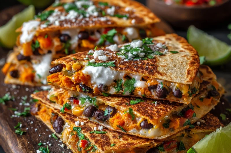 Black Bean Sweet Potato Quesadillas: A Hearty, Flavor-Packed Plant-Based Delight