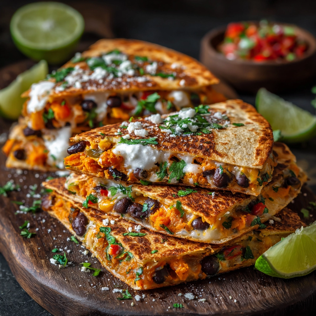 Black Bean Sweet Potato Quesadillas Recipe