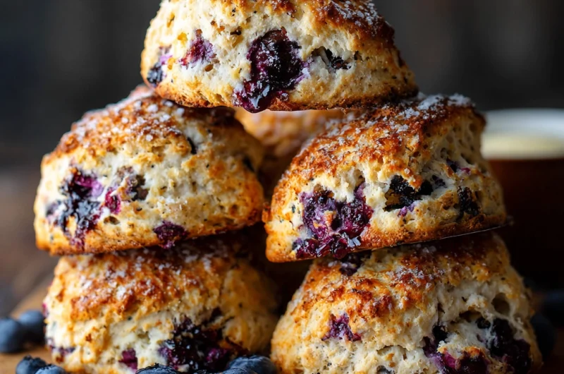 Blueberry Banana Scones: A Soft, Fruity Twist on a Classic Treat