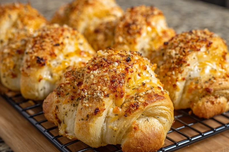 Cheesy Garlic Crescent Rolls – A Buttery, Golden Delight