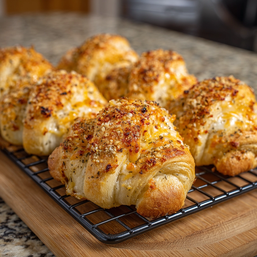 Cheesy Garlic Crescent Rolls Recipe
