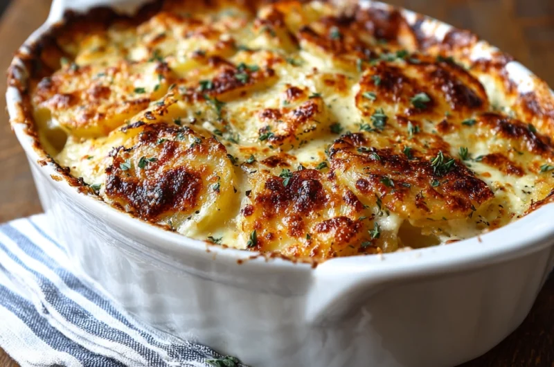 Cheesy Scalloped Potatoes: Creamy, Comforting, and Irresistible