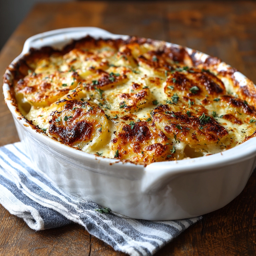 Cheesy Scalloped Potatoes Recipe