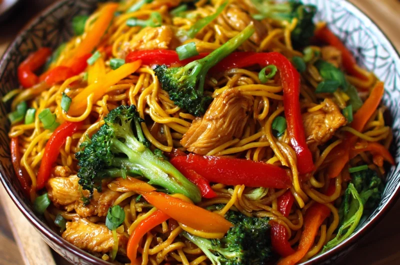 Chicken Chow Mein Recipe – A Flavorful Homemade Classic