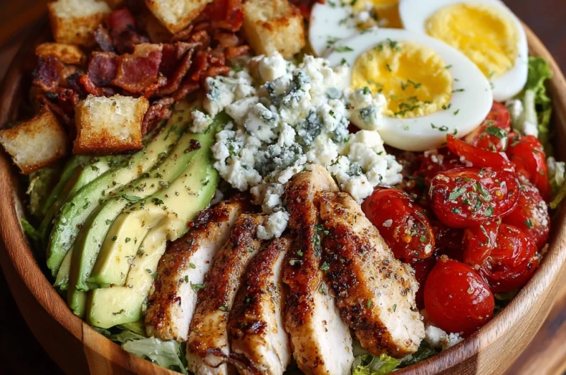 Chicken Cobb Salad Recipe: Classic, Healthy & Flavorful