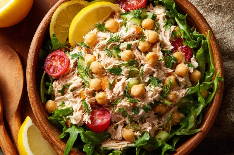 Chickpea Tuna Salad Recipe: Healthy, Flavorful, and Protein-Packed