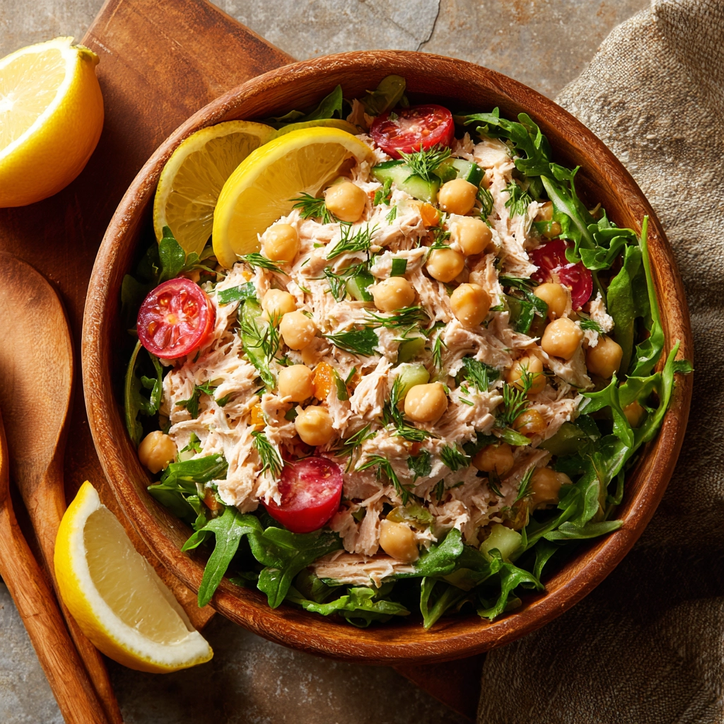 Chickpea Tuna Salad Recipe