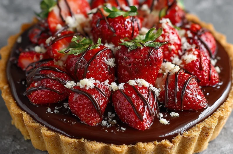 Chocolate Strawberry Tart – A Decadent Dessert That Feels Like Pure Indulgence