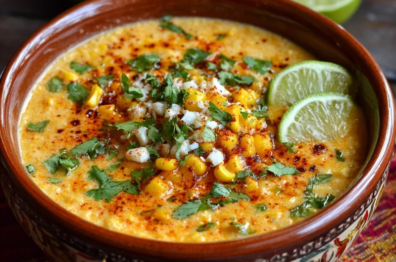 Copycat Panera Mexican Street Corn Soup: Creamy, Spicy & Comforting Bowl of Flavor