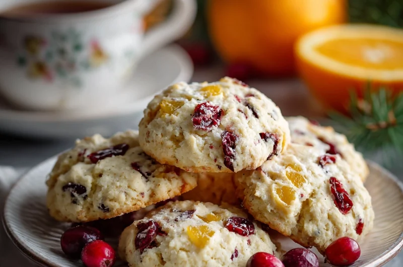 Cranberry Orange Cookies Recipe: A Bright & Buttery Citrus Delight