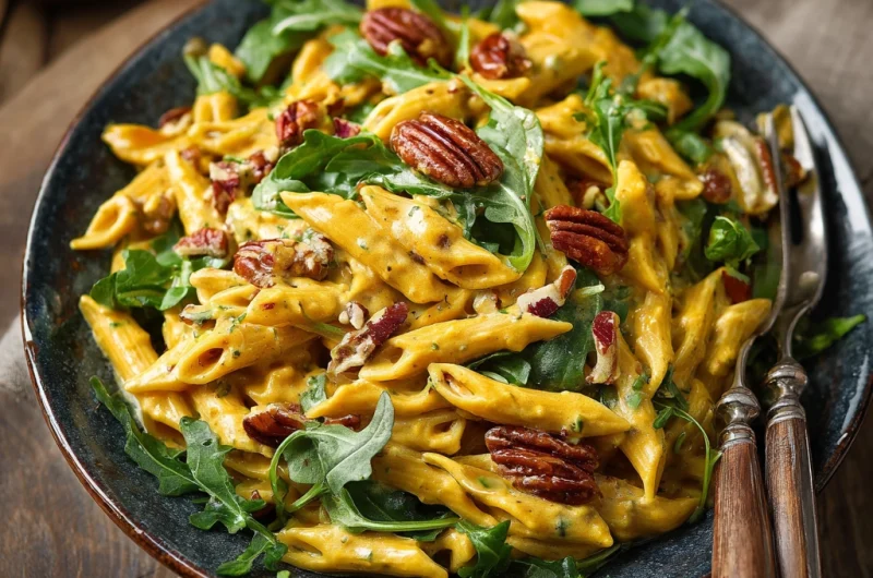 Creamy Pumpkin Pasta Salad With Pecans Recipe: A Cozy, Flavorful Fall-Inspired Dish