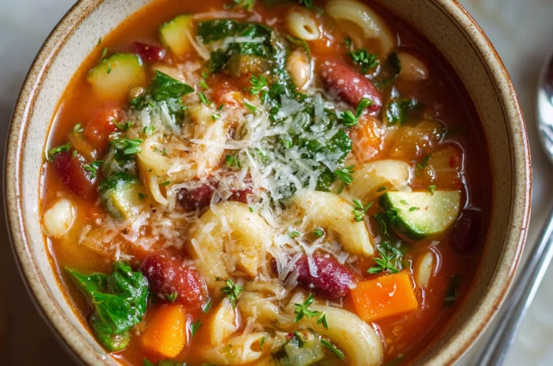 Easy and Delicious Minestrone Soup Recipe – A Healthy Italian Classic
