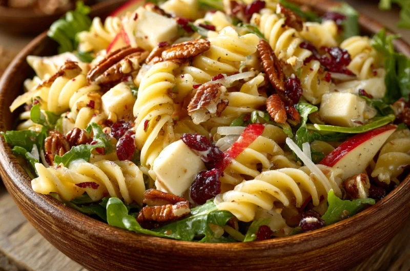 Fall Harvest Pasta Salad With Apples & Pecans Recipe: A Cozy Sweet & Savory Seasonal Favorite