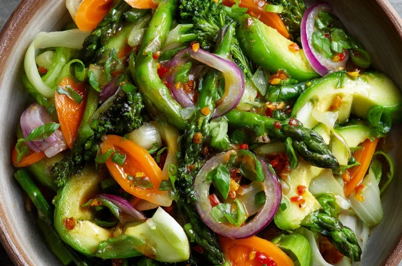 Flavor-Packed Vegetable Salad: A Fresh, Vibrant & Healthy Delight