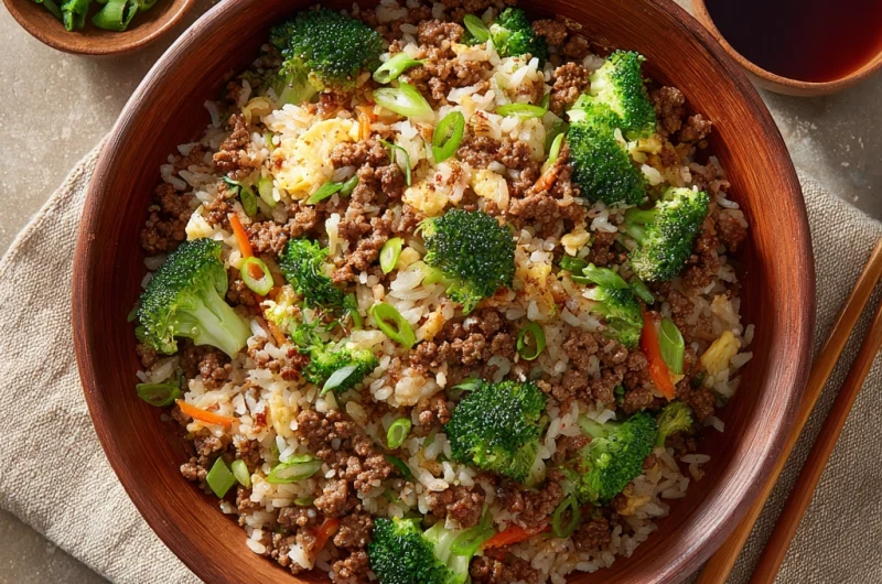 Ground Beef & Broccoli Fried Rice: A Flavor-Packed Comfort Meal
