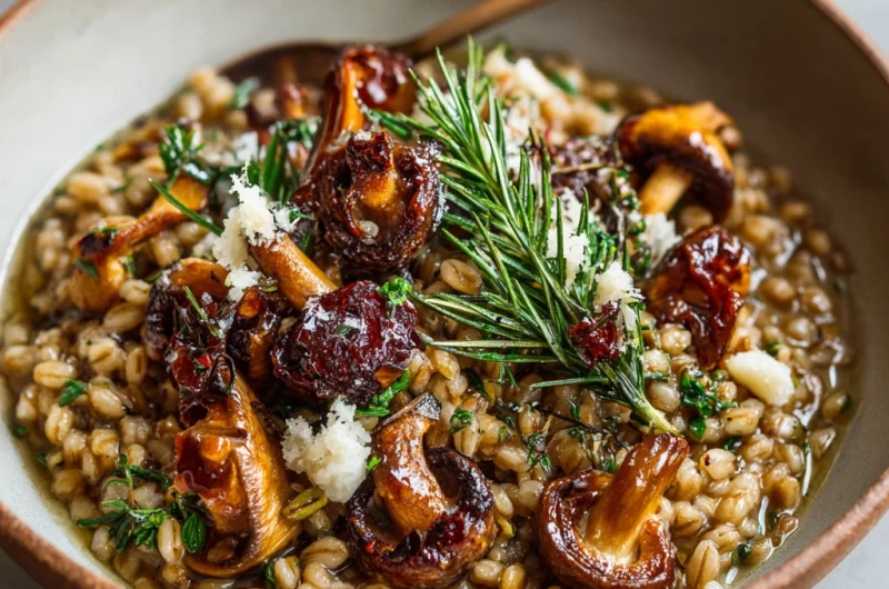 Herb Mushroom Barley: A Hearty, Flavorful, and Healthy Dish