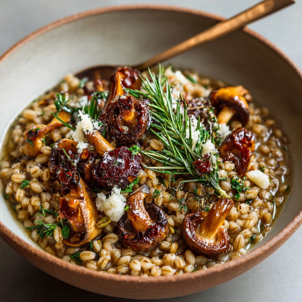 Herb Mushroom Barley Recipe