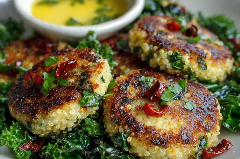 Kale Quinoa Cakes: A Crispy, Nutritious & Flavor-Packed Healthy Recipe