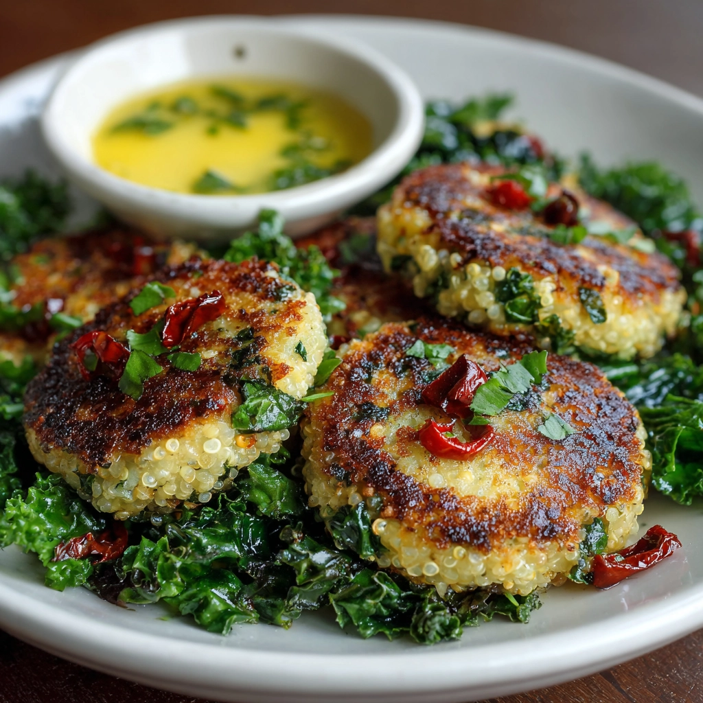 Kale Quinoa Cakes Recipe
