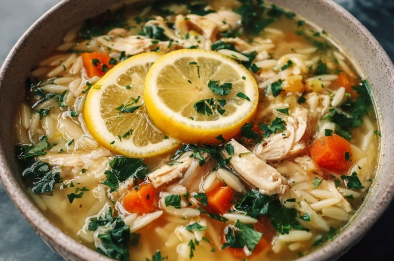 Lemon Chicken Orzo Soup – A Bright, Comforting Classic